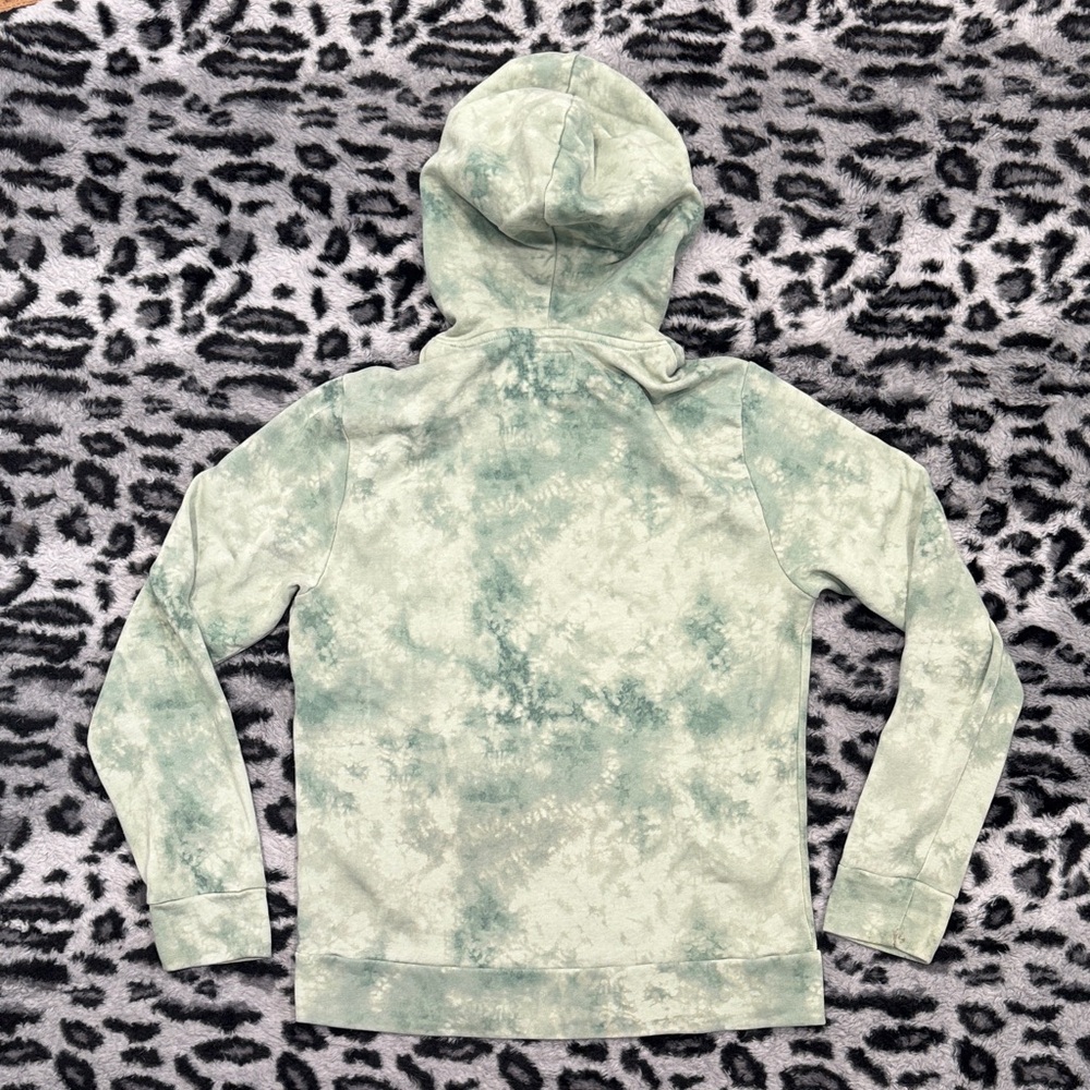 Old Navy Light Green Tie-Dye Men's Hoodie - Picture 6 of 6